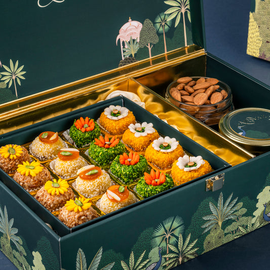 Forest Green Pichwai Box