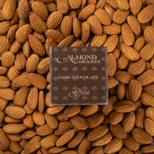 Mewaz Almond Dragees. Luxury Almond Chocolate Treat