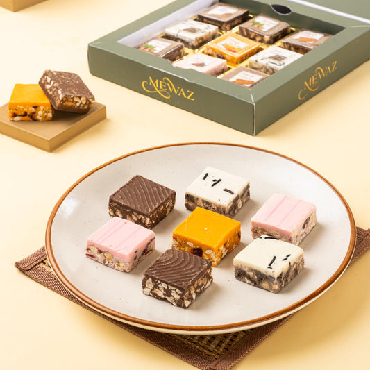 Mewaz Assorted Crunches. Premium Mithai Box