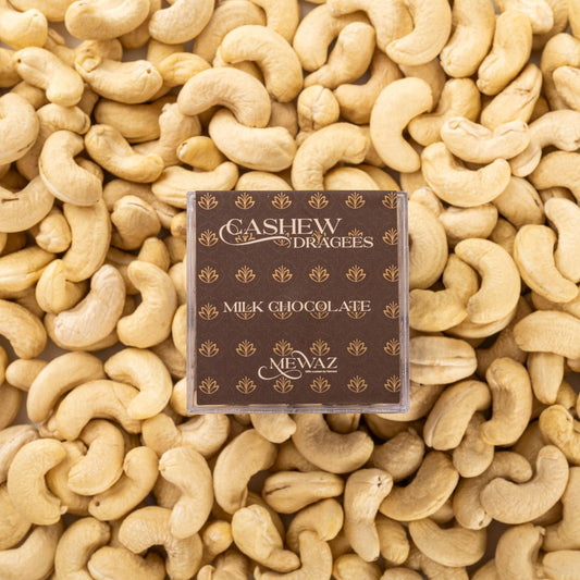 Mewaz Cashew Dragees. Premium Cashew Chocolate Treat