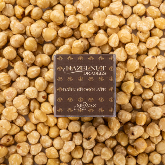 Mewaz Hazelnut Dragees. Luxury Nutty Chocolate Treat