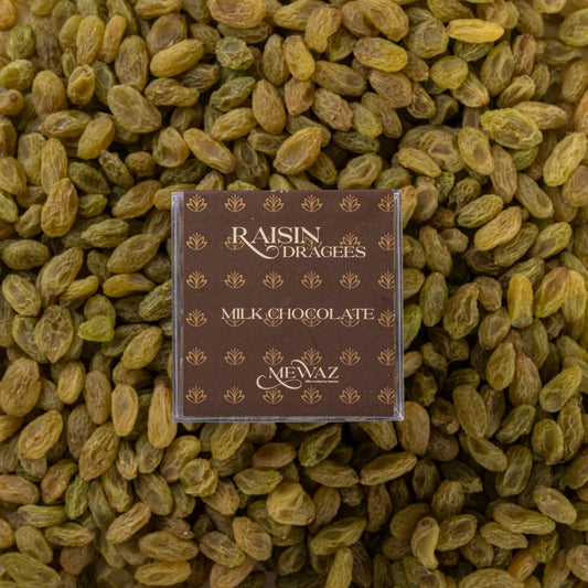 Mewaz Raisin Dragees. Luxury Gourmet Dry Fruit Sweet
