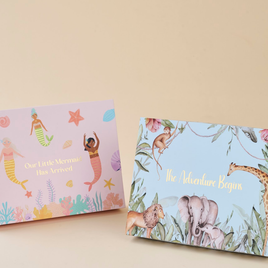 Custom colour-themed baby hamper by Mewaz