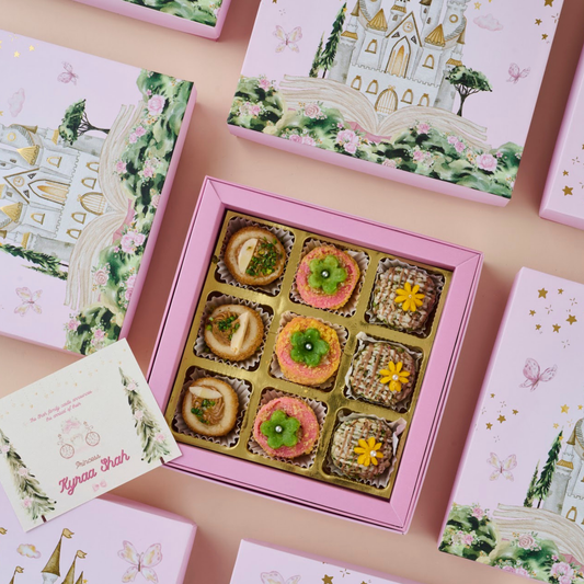 Elegant naming ceremony sweet box by Mewaz
