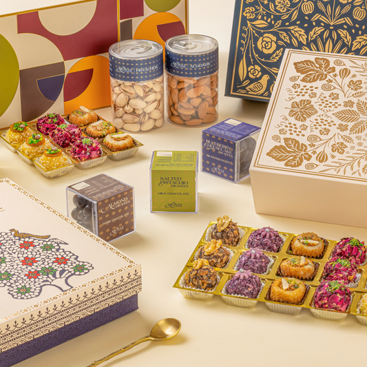 Premium-business-gift-box-with-artisanal-mithai-and-thoughtful-Mewaz-packaging