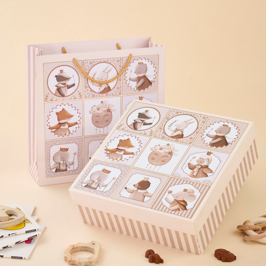 Golden Blessings Ceremony Hamper for Naming Celebrations by Mewaz
