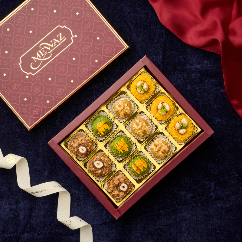 12pc Assorted Dryfruit Mithai