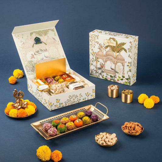 Lotus Peacock Flap Gift Box