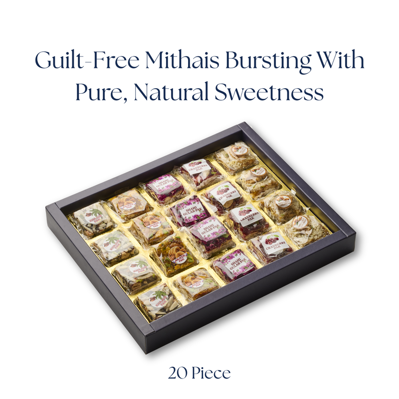 20pc Assorted No Added Sugar Mithai