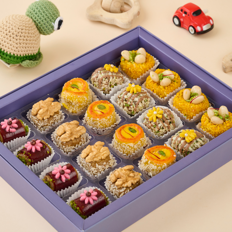 Sailor Box - Baby Boy - 20pc Dryfruit Mithai Box