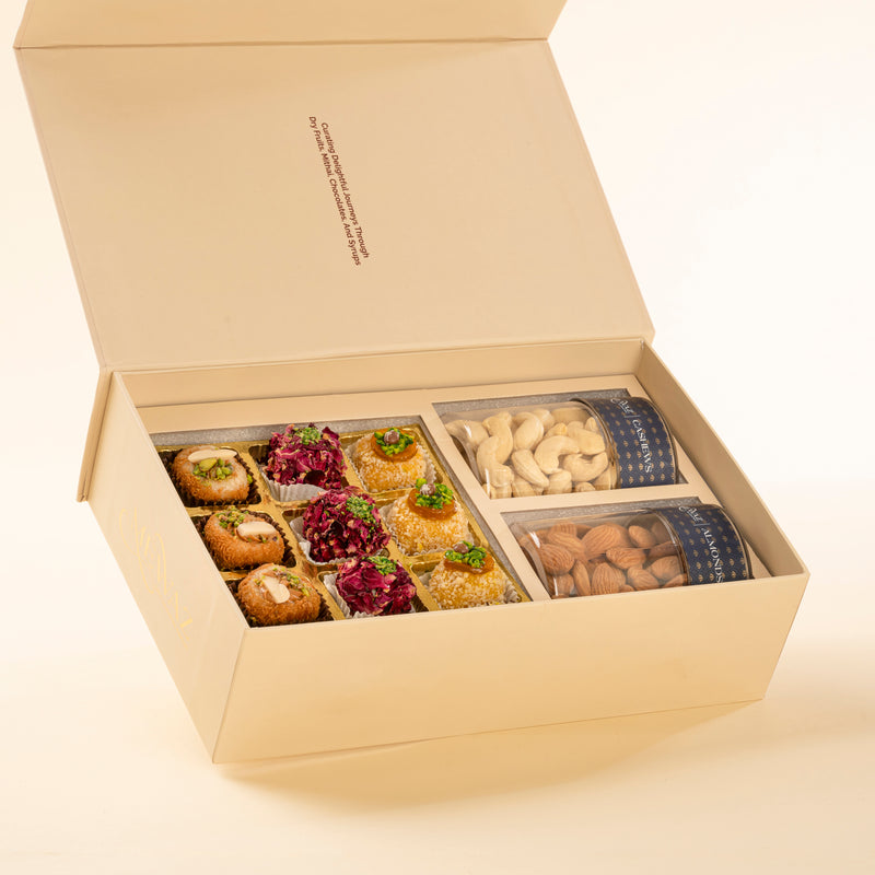 Artisanal Mithai and Dryfruit Box Small