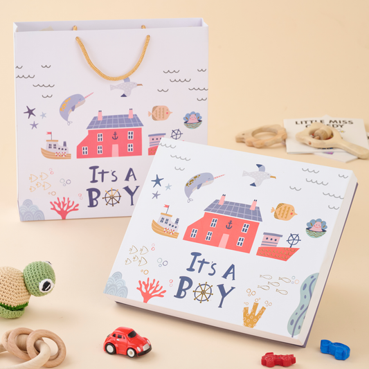Sailor Box - Baby Boy - 20pc Stuffed Dates Box