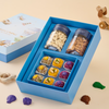 A Boys World Premium Gift Box - 180g Cashews + 180g Almonds + 9pc Dryfruit Mithai