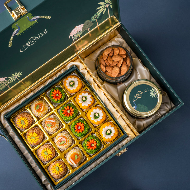 Forest Green Pichwai Box