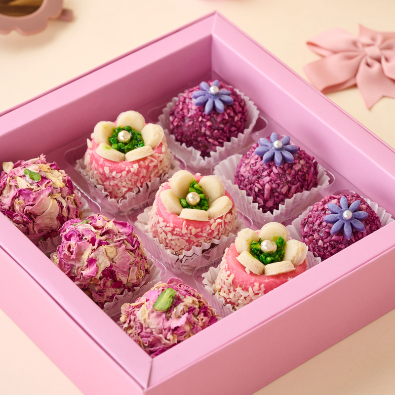 Fairy Kingdom  Baby Girl - 9pc Dryfruit Mithai Box