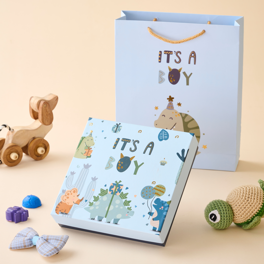 Dino Party - Baby Boy - 9pc No Added sugar Mithai Box