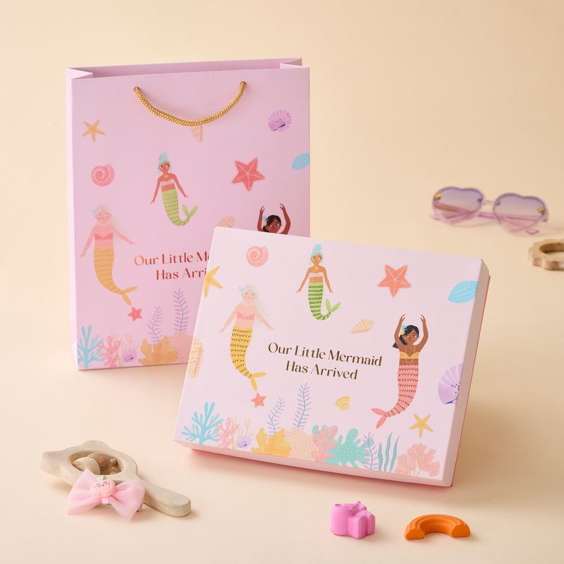 Little Mermaid - Baby Girl - 12pc Dryfruit Mithai Box