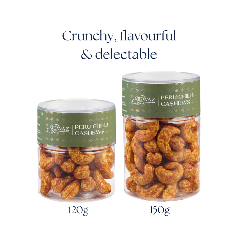 Peru Chilli Cashews - 120g