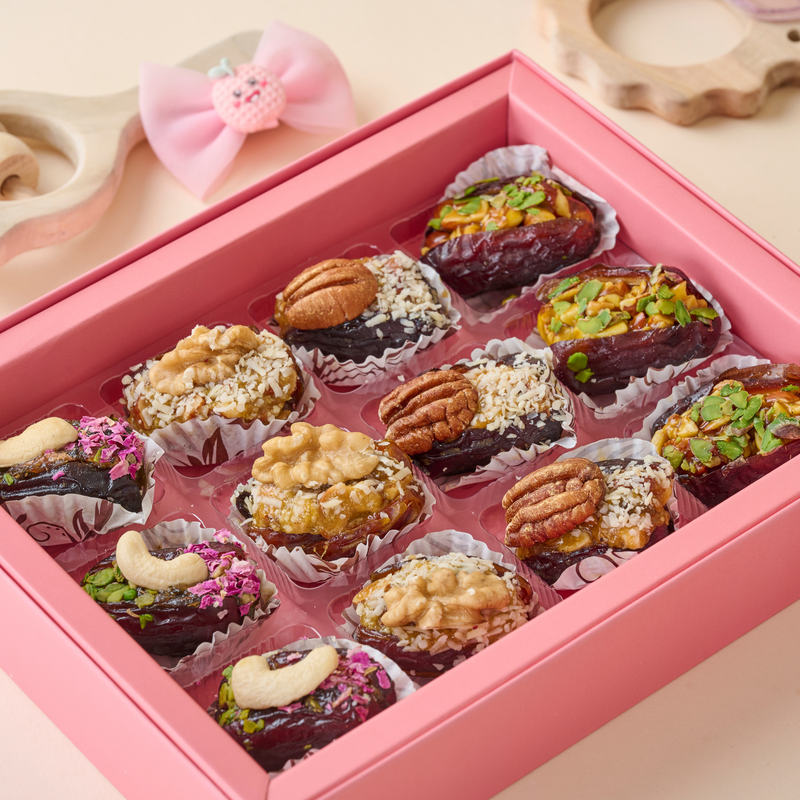Little Mermaid - Baby Girl - 12pc Stuffed Dates Box