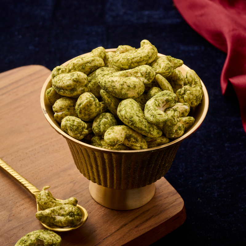 Green Chilli Cashews - 150g