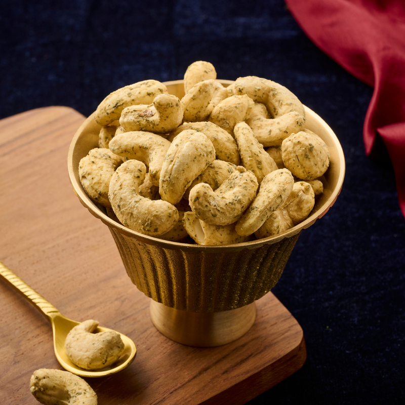 Cream And Onion Cashews - 120g