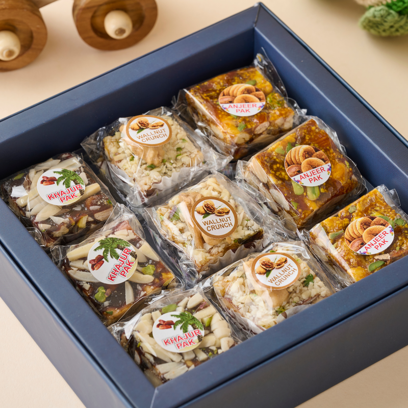 Dino Party - Baby Boy - 9pc No Added sugar Mithai Box
