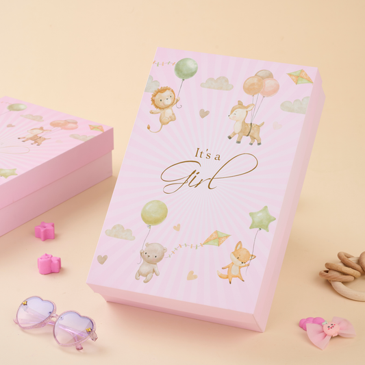 Hello, Sky Premium Gift Box - 180g Cashews + 180g Almonds + 9pc Dryfruit Mithai