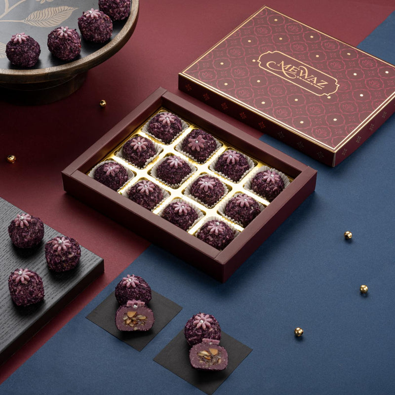 Buy Now Mewaz Lavender Bites. Premium Gourmet Mithai Mumbai