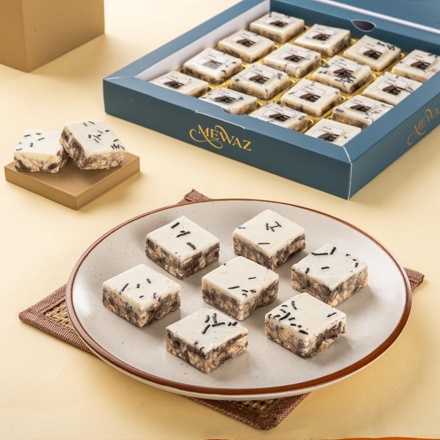 Buy Now Mewaz Oreo Crunch Mithai. Luxury Fusion Sweet