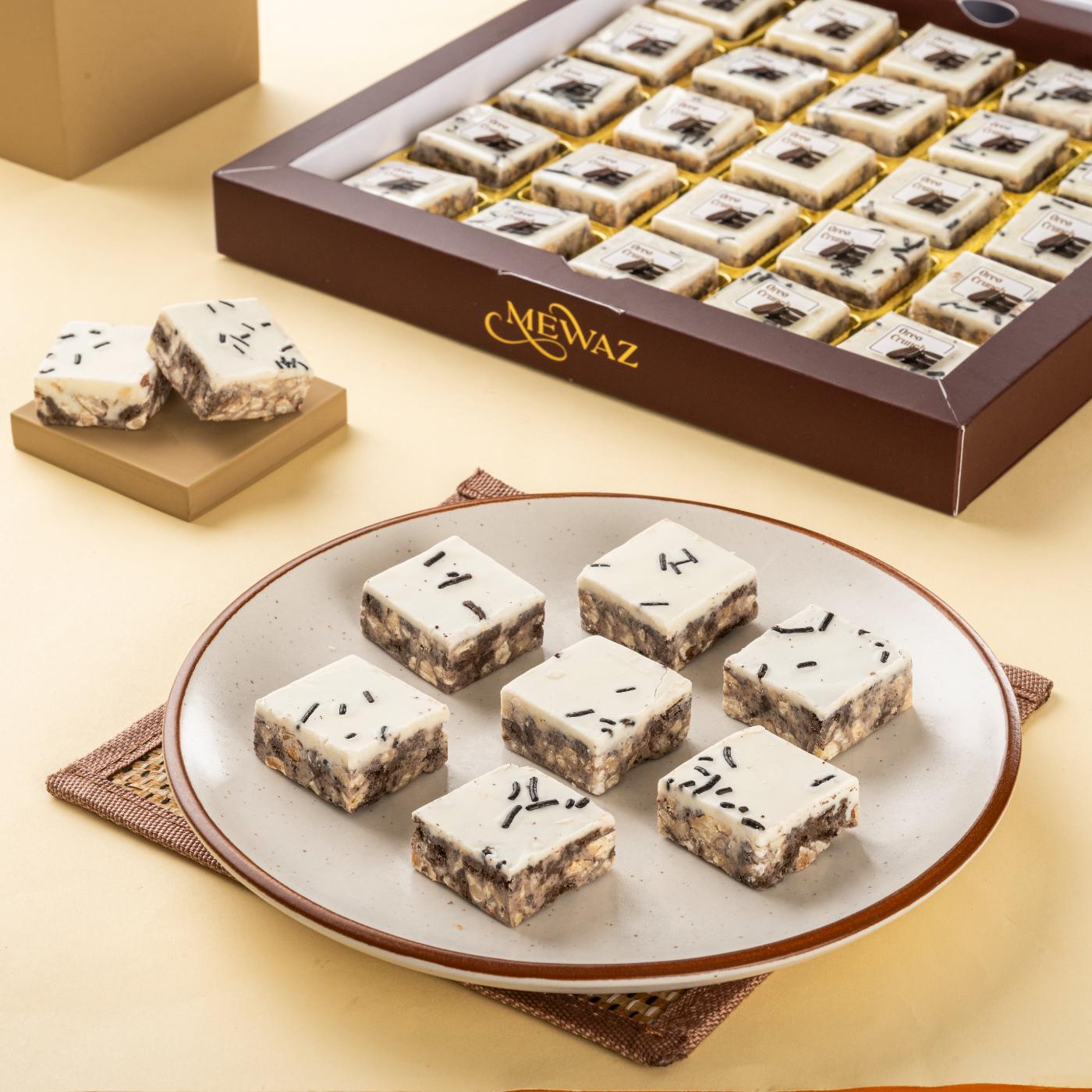 Buy Now Mewaz Oreo Crunch Mithai. Luxury Fusion Sweet Mumbai
