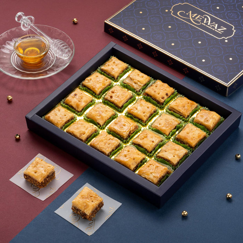 Buy Now Mewaz Walnut Baklava Mithai. Luxury Festive Sweets Mumbai
