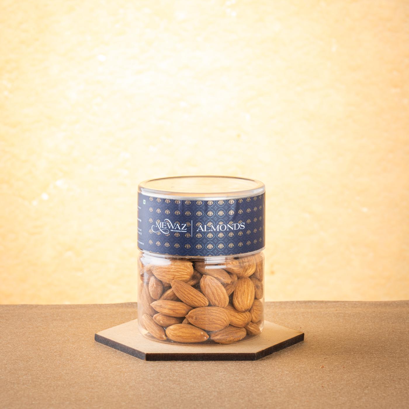 California Almonds by Mewaz. Crunchy buttery flavour India