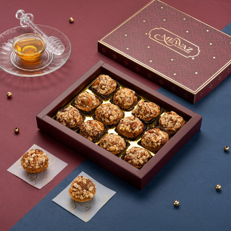 Mewaz Badam Tart Mithai. Premium Almond Dessert