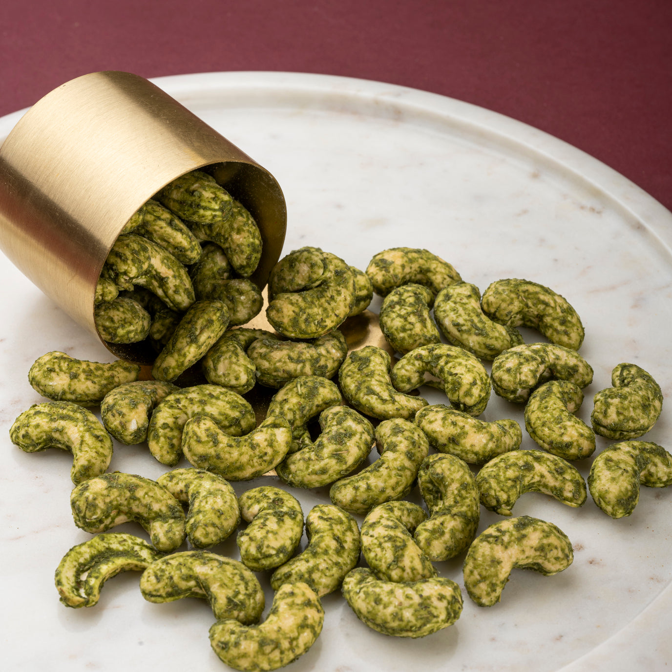Mewaz Green Chilli Cashews. Premium Spicy Dry Fruit Mumbai