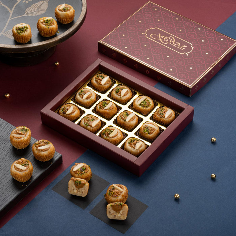 Mewaz Nutty Biscoff Mithai. Luxury Fusion Dessert