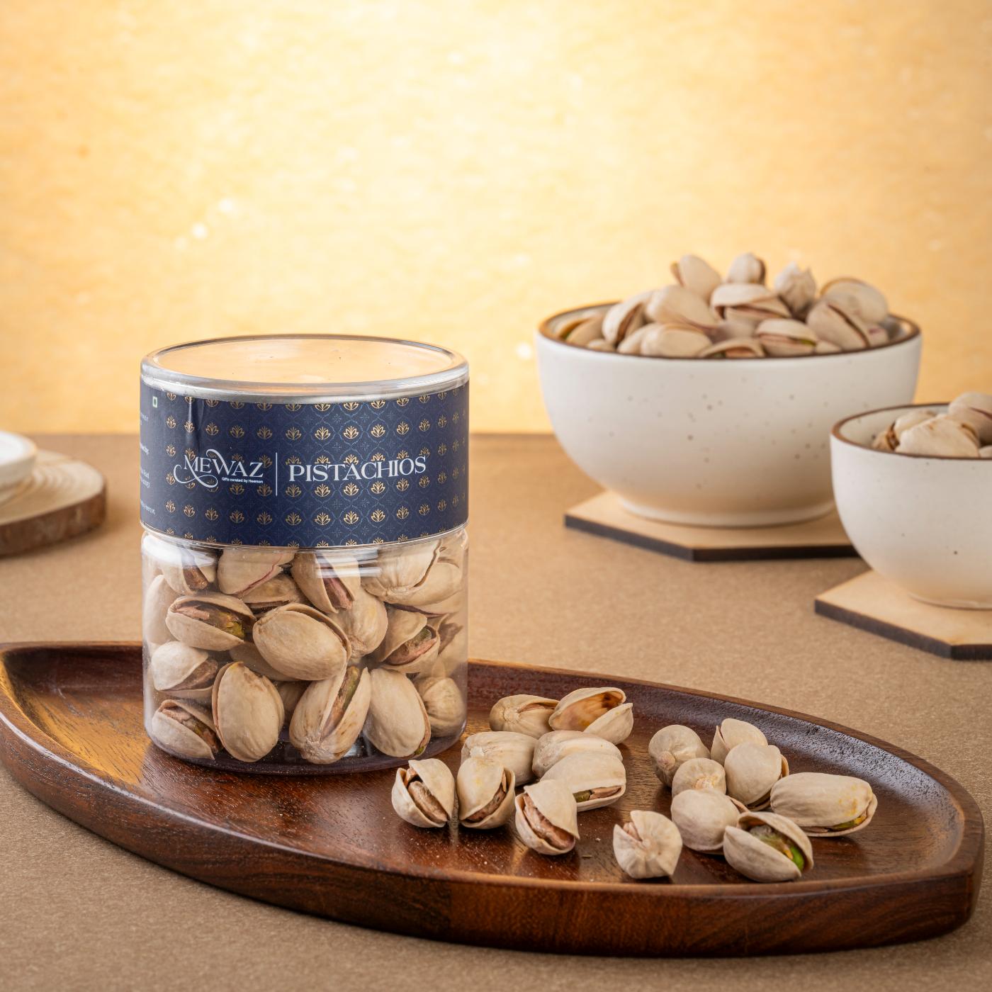 Mewaz Pistachios. Premium whole nuts India