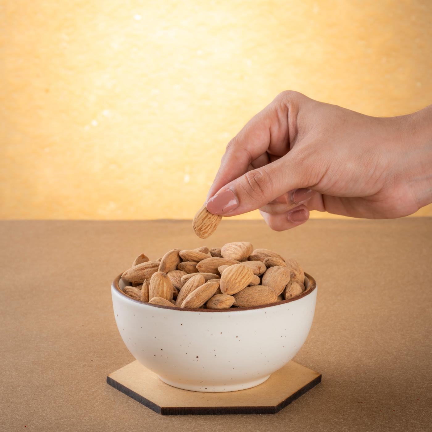 Shop Mewaz Roasted Salted Almonds. Premium roasted almonds Mumbai