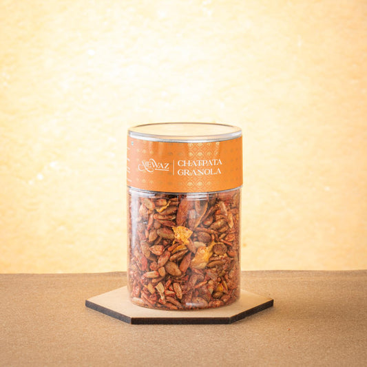 Shop Now Mewaz Chatpata Granola. Premium Spiced Granola Mumbai